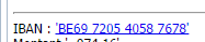 IBANBankaccount